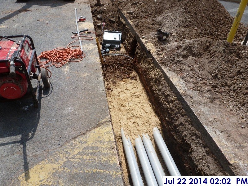 Duct Bank found by Lessner during excavation at the Administration parking lot Pic -1 (800x600)